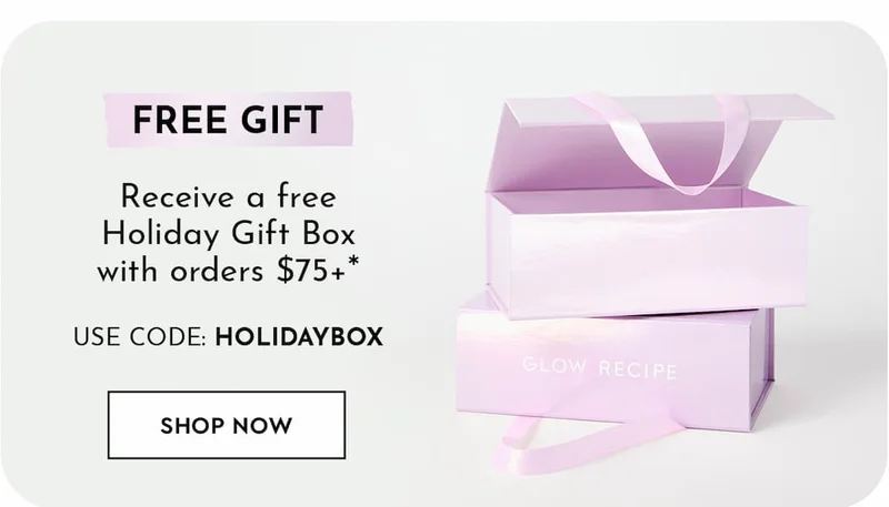 Free Holiday Gift Box with orders $75+