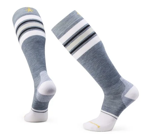 Snowboard Stripe Extra Stretch Over The Calf Socks