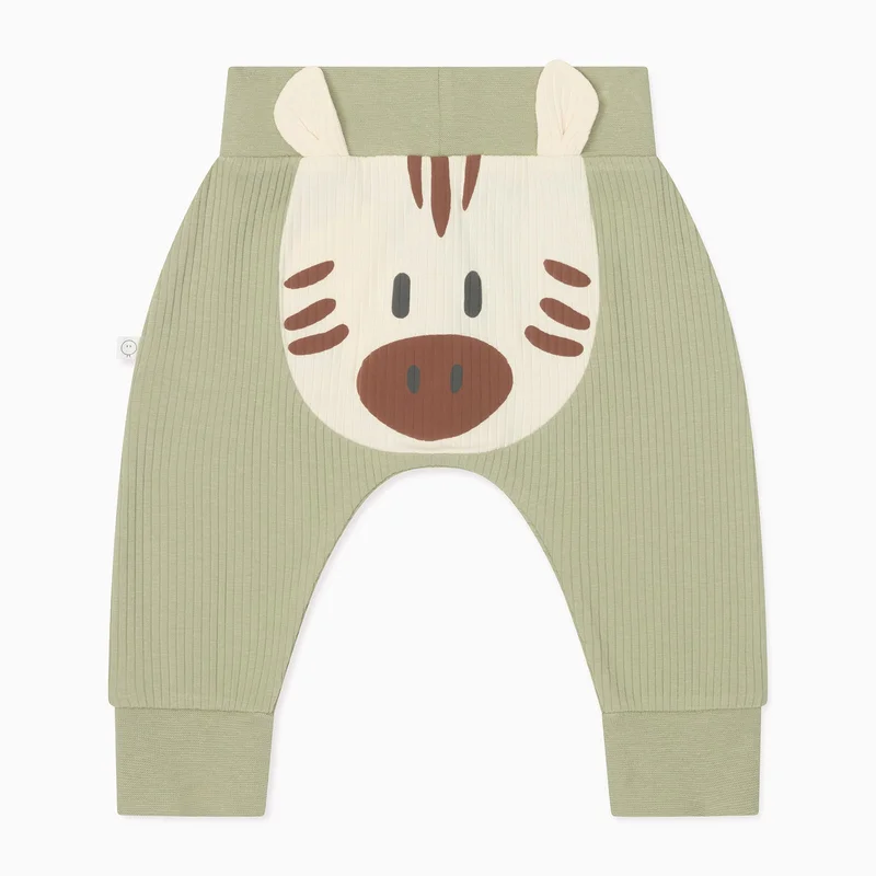 Image of Zebra Ribbed Joggers