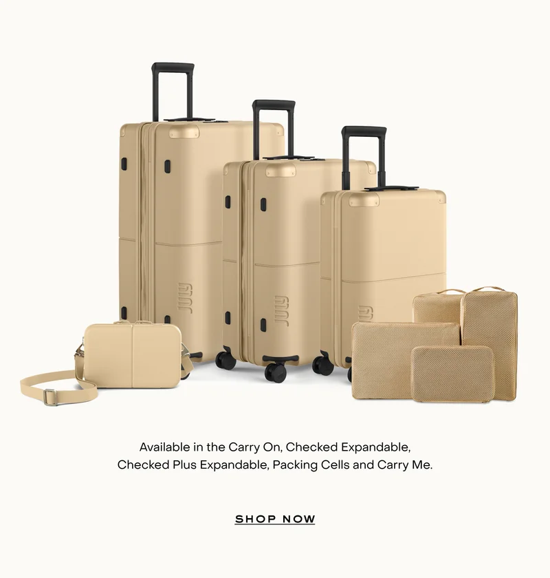 Available in the Carry On, Checked Expandable, Checked Plus Expandable, Packing Cells and Carry Me.