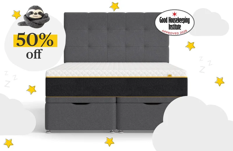 a magical 50% off the wunderflip premium hybrid mattress