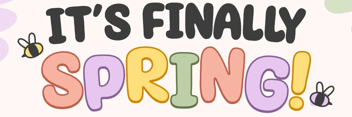 It's finally spring!
