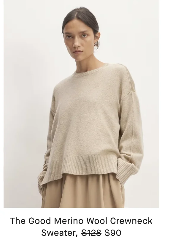 [image]The Good Merino Wool Crewneck Sweater