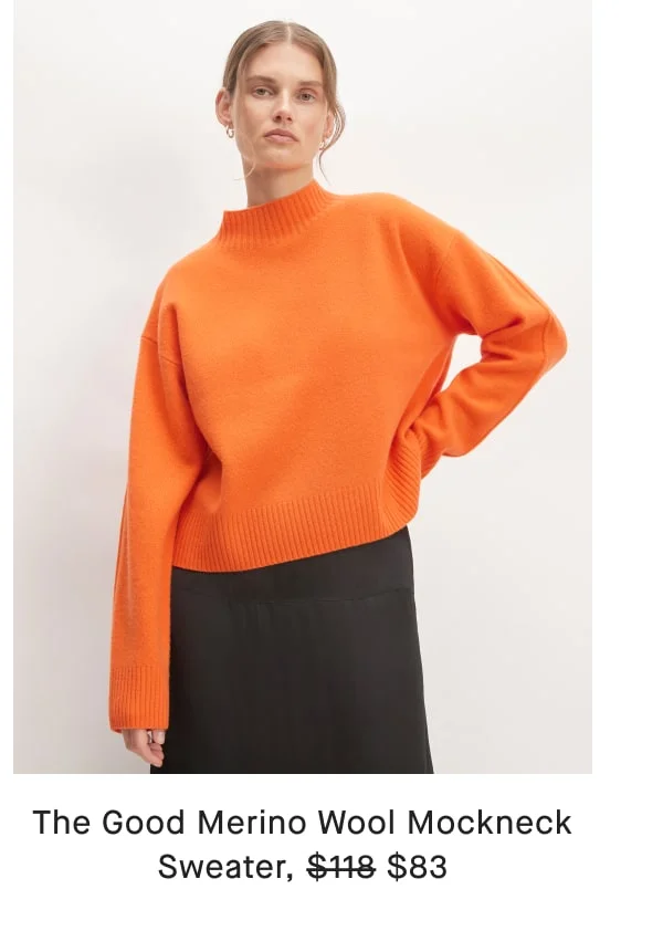 [image]The Good Merino Wool Mockneck Sweater