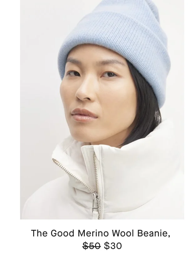 [image]The Good Merino Wool Cardigan Beanie
