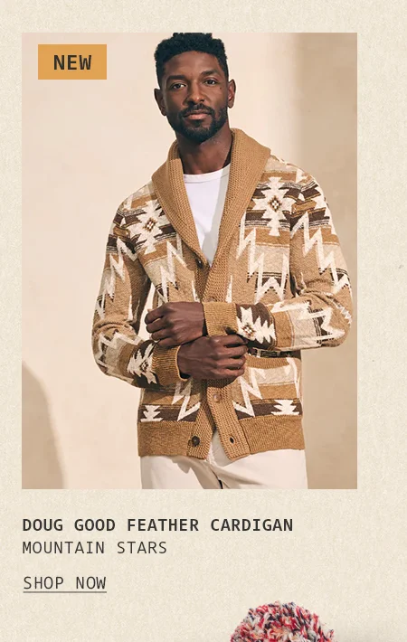 Doug Good Feather Donegal Cardigan