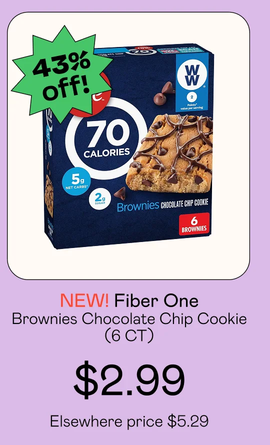 Brownies Chocolate Chip Cookie (6 CT)