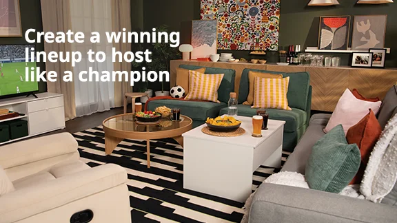 Create a winning lineup to host like a champion