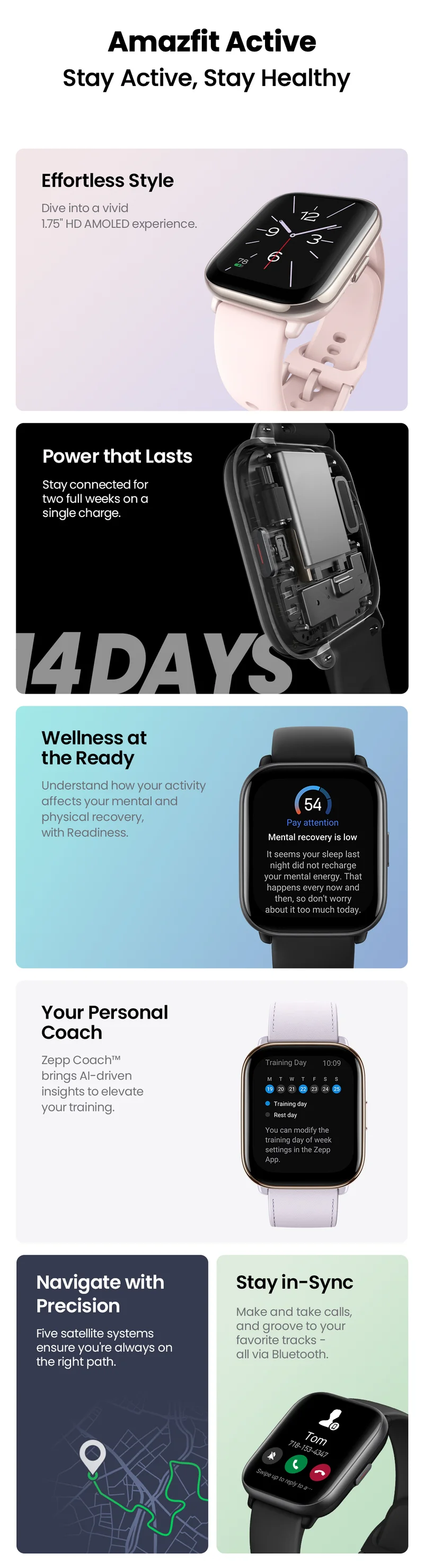 Amazfit Active & Amazfit Active Edge