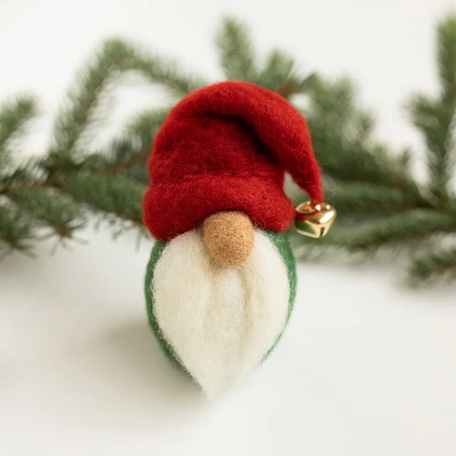 Festive Gnome Beginners Needle Felting Kit