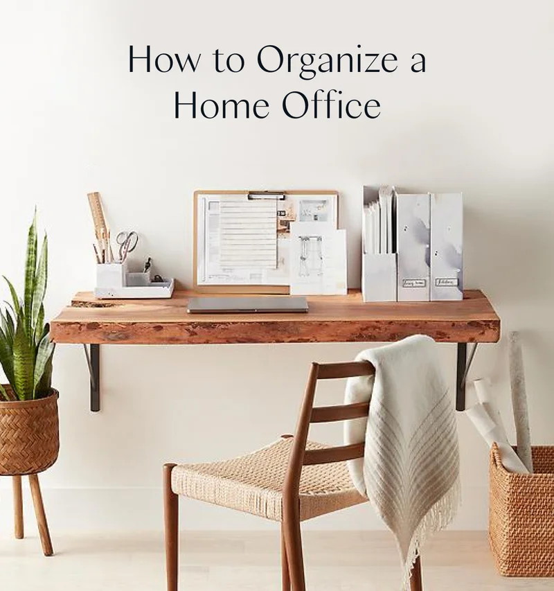 How to Organize a Home Office