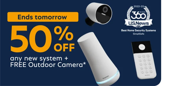 50% off any new system + a free Outdoor Camera
