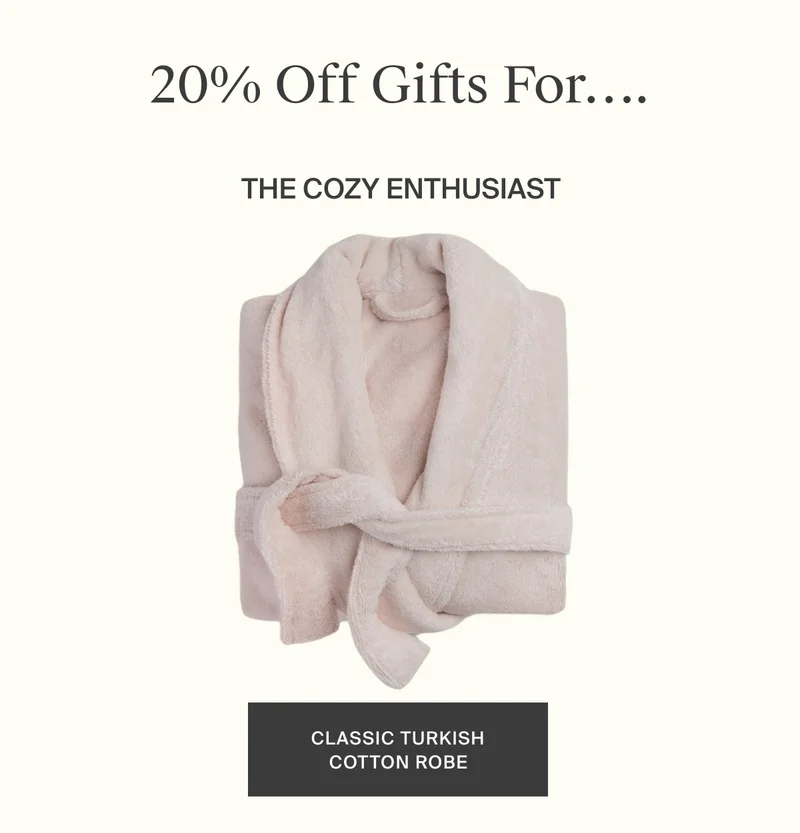 Classic Turkish Cotton Robe
