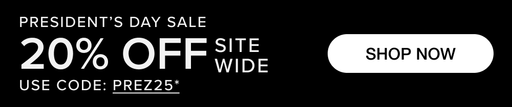 President’s Day Sale | 20% Off Sitewide [ Shop Now ]