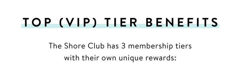 Top Tier Benefits