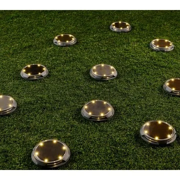 Energizer 10-pc Solar Multi-Direction Disc Lights w/ 2yr Warranty