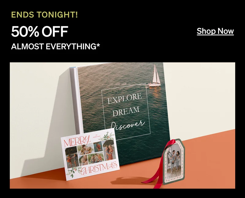 50% off Almost Everything