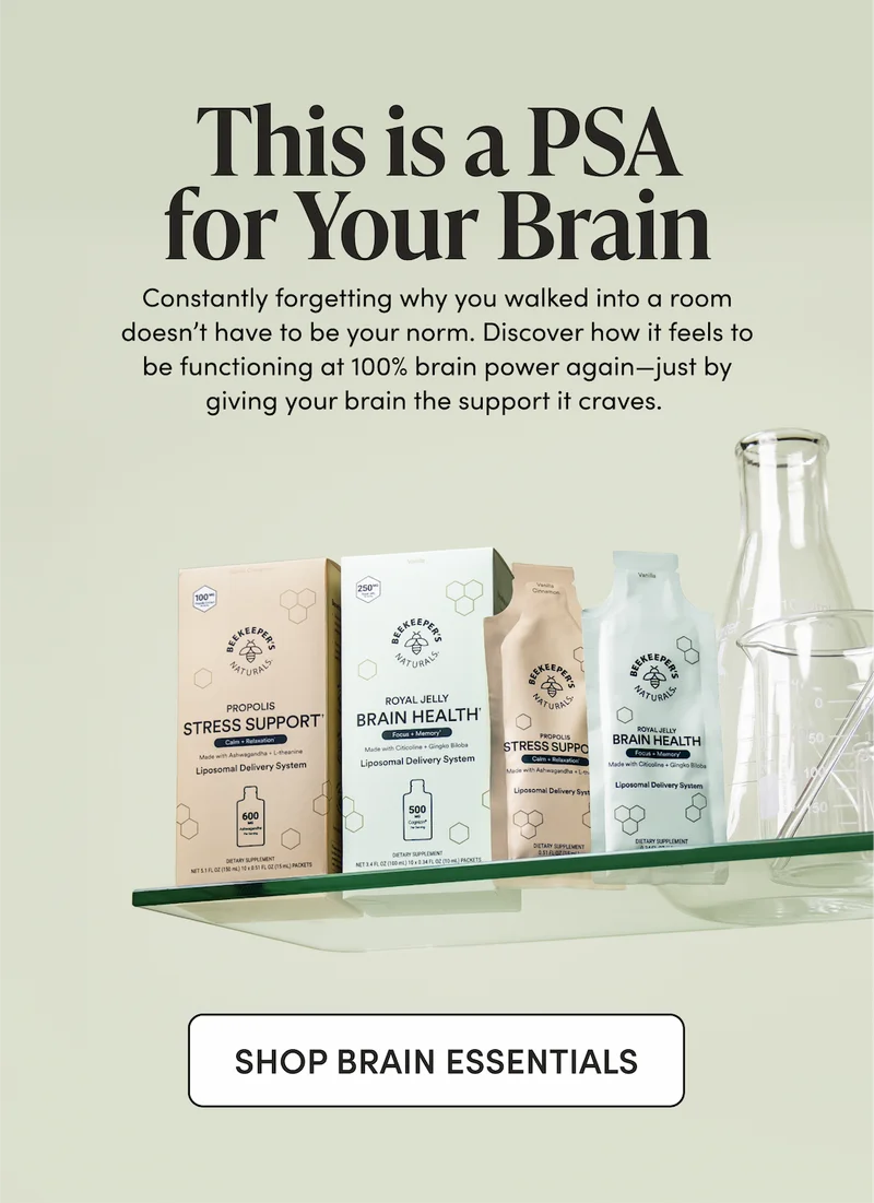 This Is a PSA for Your Brain Constantly forgetting why you walked into a room doesn’t have to be your norm. Discover how it feels to be functioning at 100% brain power again—just by giving your brain the support it craves.