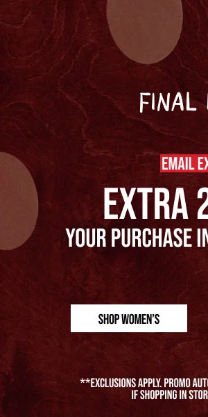 Extra 25% off Shop Women's