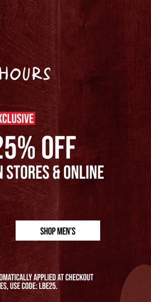 Extra 25% off Shop Men's