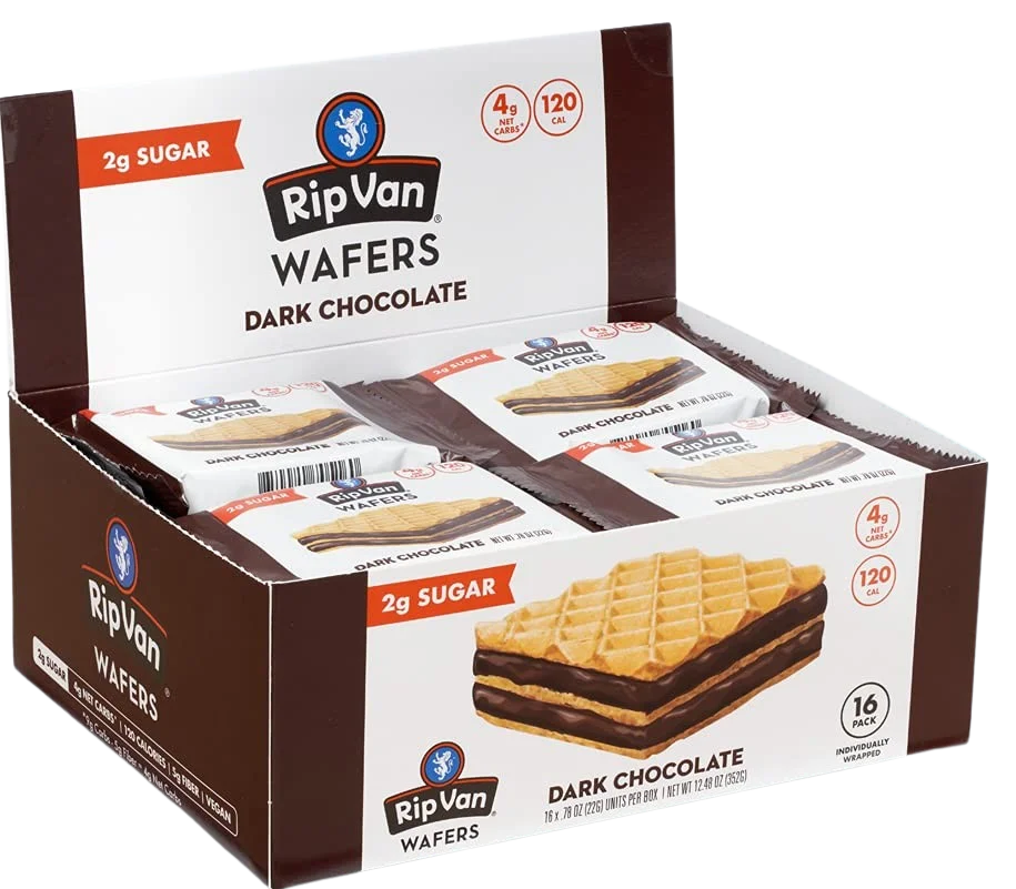 Image of Rip Van Wafels Dark Chocolate Wafers (16 Pack)