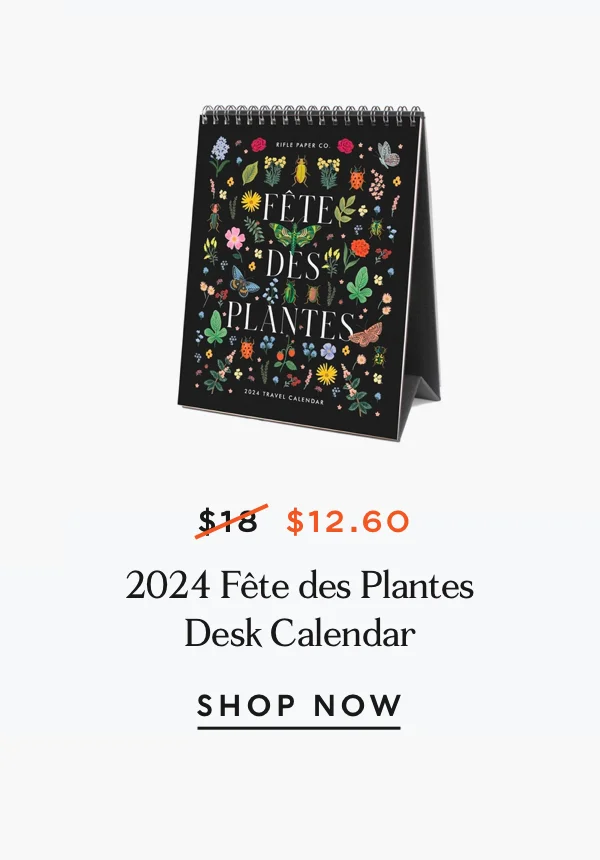 2024 Fete des Plantes Desk Calendar
