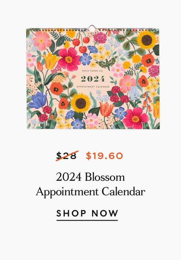 2024 Blossom Appointment Calendar