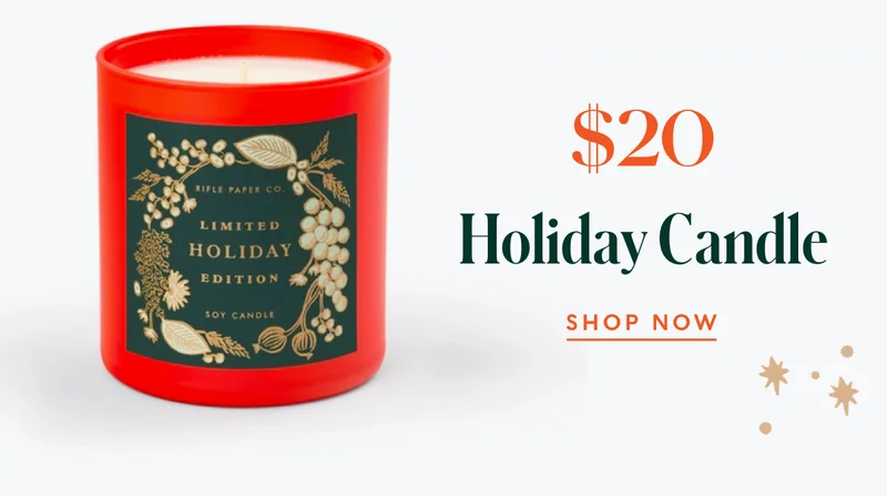 $20 Holiday Candle