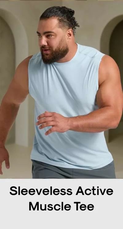 Sleeveless Active Muscle Tee