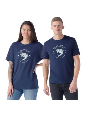 Trout Fishing Short Sleeve Graphic Tee