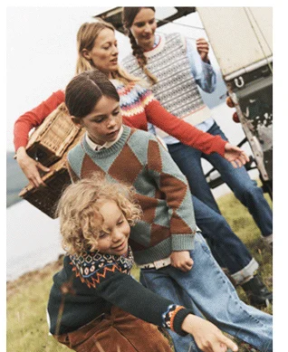 Argyle Jumper - Green Smoke