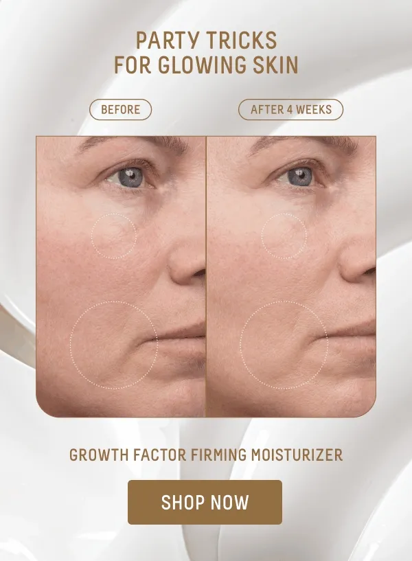 Party tricks for glowing skin