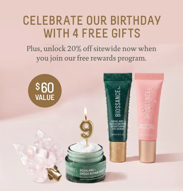 Our birthday, your free gifts