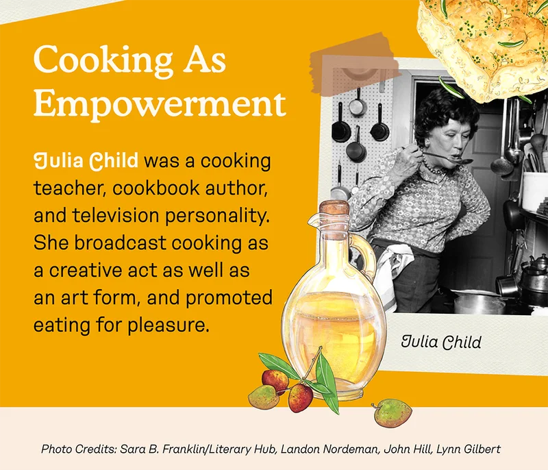 Cooking as empowerment: Julia Child