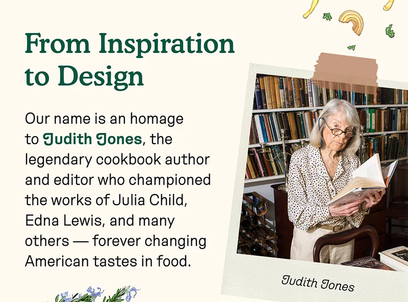 From inspiration to design: Judith Jones