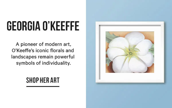 Georgia O’Keeffe: A pioneer of modern art, O’Keeffe’s iconic florals and landscapes remain powerful symbols of individuality.