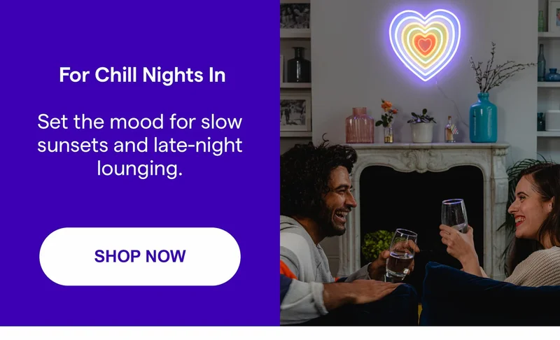 For Chill Nights In Set the mood for slow sunsets and late-night lounging.
