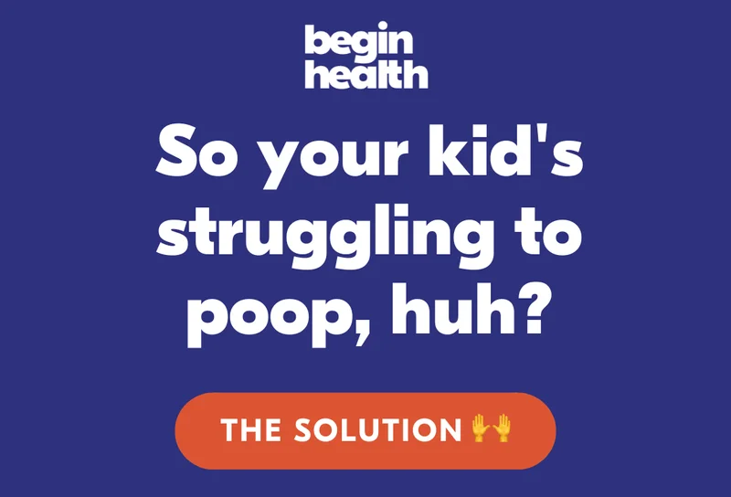 So your kid's struggling to poop, huh? Click to unveil the solution.