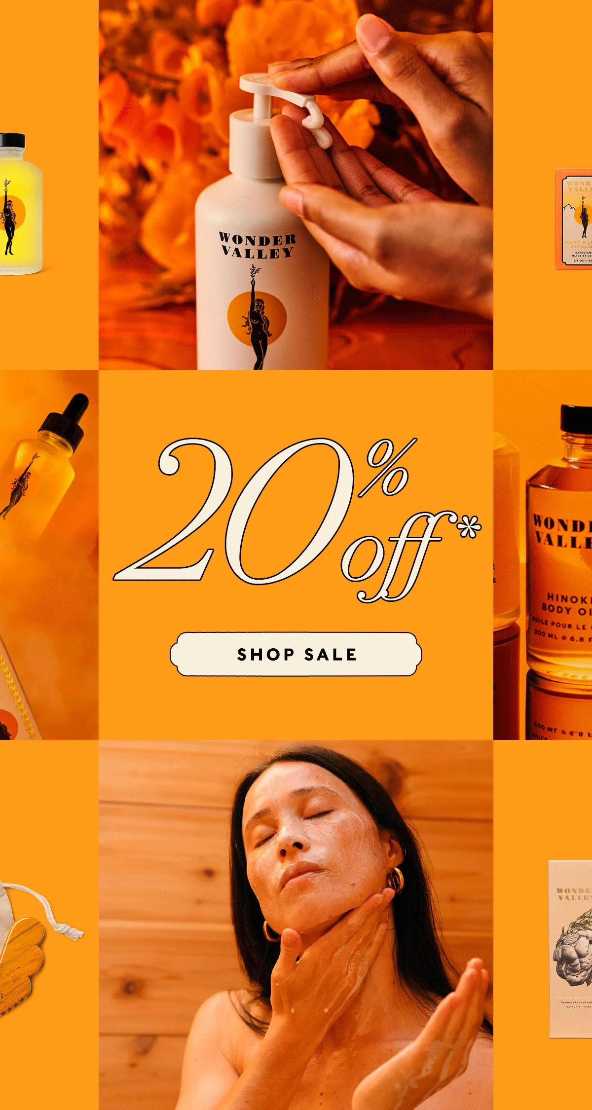 20% OFF* SKINCARE     SHOP SALE
