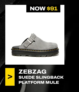 Zebzag Suede Slingback Platform Mule