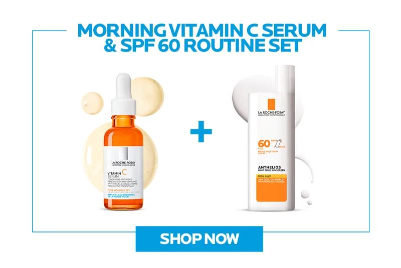 Morning Vitamin C Serum & SPF 60 Routine Set