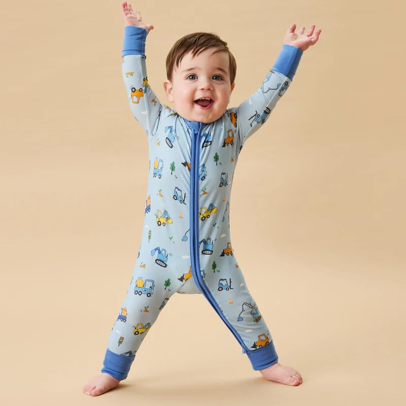 Image of Mighty Machines Clever Zip Romper