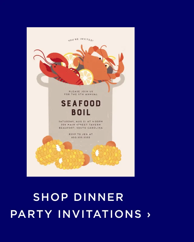 Shop Dinner Party Invitations