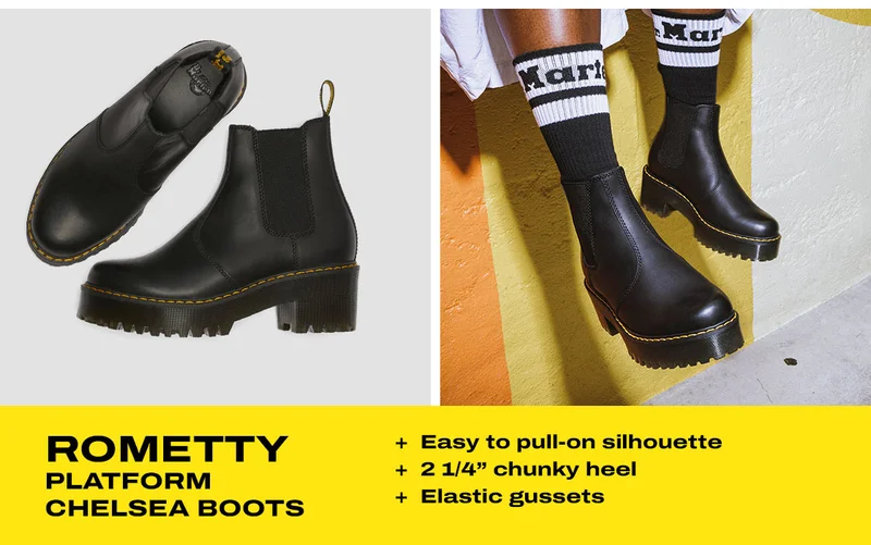 ROMETTY PLATFORM CHELSEA BOOTS