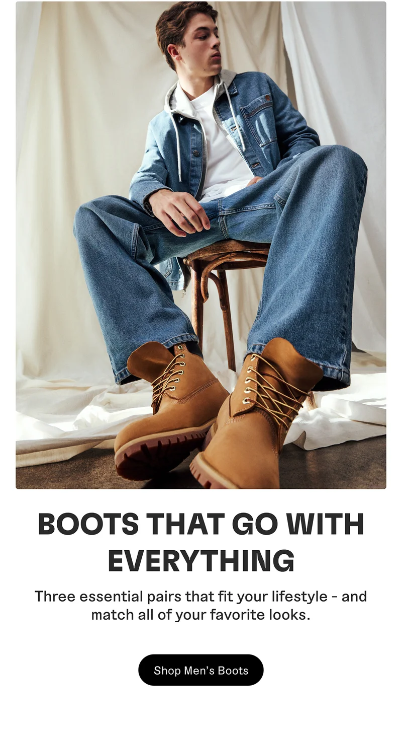 Boots that go with everything. Shop Men's Boots