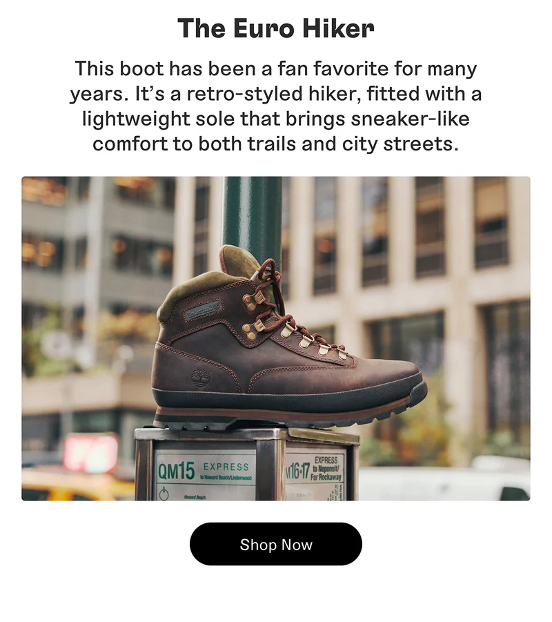 The Euro Hiker. Shop Now