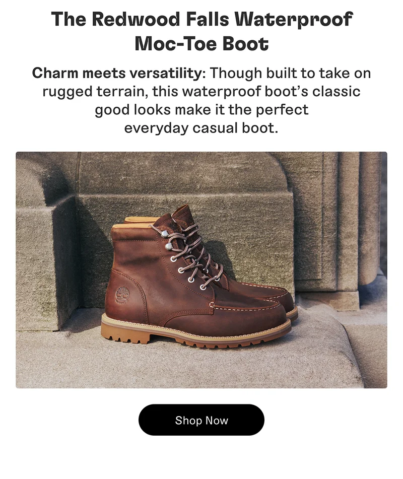 The Redwood Falls Waterproof Moc-Toe Boot