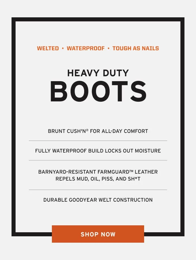 Heavy duty boots