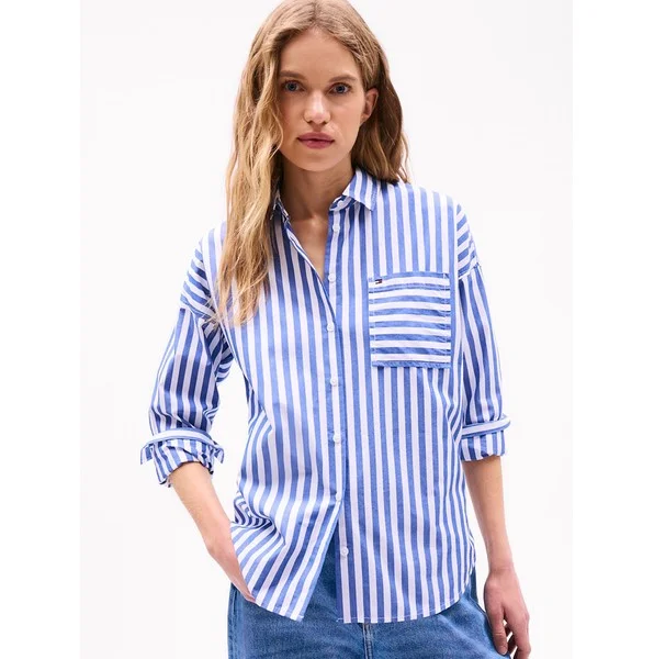 Relaxed Fit Stripe Shirt