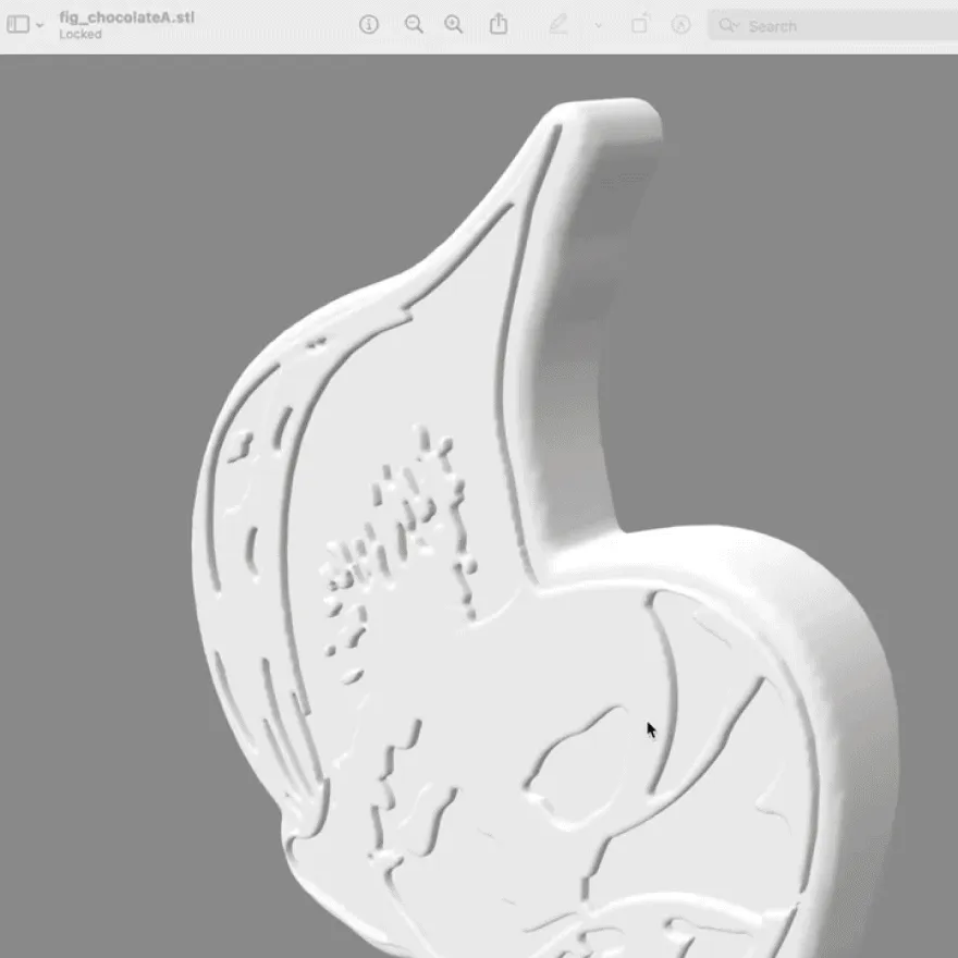 “Dubi-aser” chocolate moulds